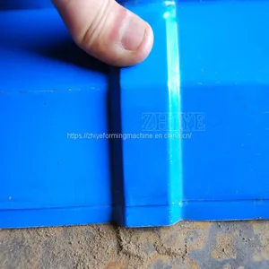 CE Standard PPGI Steel Ridge Cap Roll Forming Machine thumbnail-2