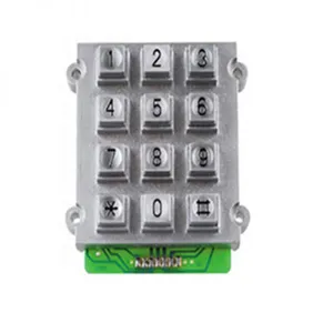 4x3 Epoxy Resin Gilding PCB Digital Zinc Alloy Keypad thumbnail-1