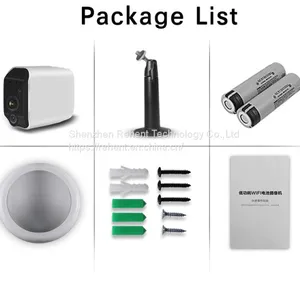 REHENT Full HD IP65 Certified Two Way Audio Arlo Wireless Battery Powered WiFi Camera 1080P thumbnail-4