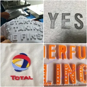 2 Working Stations 3d Garment Embossing Machine thumbnail-4