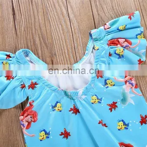 2018 Girls Swimwear Girl SwimSuit Ruffle Rompers for Kids thumbnail-4