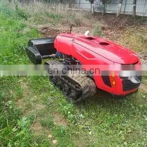 Multifunction Agriculture Machinery Remote Control Sprayer Lawn Mower Cultivators Crawler Cultivator Farm Cultivator thumbnail-5