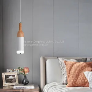 New Nordic Creative Wine Bottle Chandelier Led Simple Creative Personality Restaurant Music Cafe Decorative Bottle Chandelier thumbnail-5