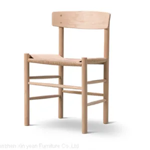 Nordic Design Mogensen J39 Chair in Solid Ashwood Natural Papercord Wooden Dining Chairs thumbnail-1