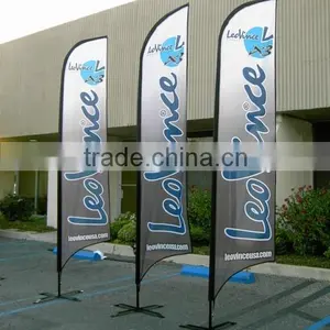 Custom Beach Flag Feather Flag Teardrop Flag thumbnail-1