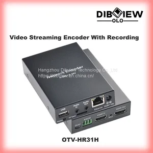 OTV-HR31H Video H264 H265 HEVC HD HDMI Recording Streaming Encoder To IP Network With TF Card For Facebook Youtube thumbnail-1