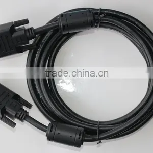 PCER 18+1 MALE TO MALE DVI CABLE FOR COMPUTER/TV With Magnetic Rings thumbnail-2