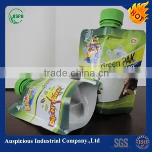 Factory Direct Sale Clear Drink Stand up Spout Pouch thumbnail-2