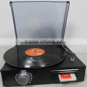 DS-2011 Modern Turntable& Vinyl Record Player With Cassette/3 Speed thumbnail-1
