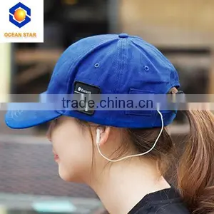 Bluetooth Cap With Stereo Speaker Bluetooth Baseball Cap With Ear Muff thumbnail-4