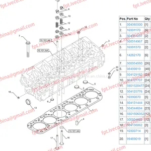 FPT IVECO CASE Cursor9 F2CFE614A*B041/F2CGE614F*V004 5802431166 CYLINDER HEAD GASKET 500382172 504248307 5043855000 99474208 thumbnail-2