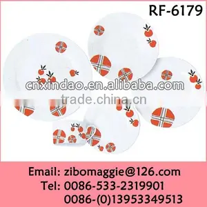 Professional 2015 New Print 20pcs Round Porcelain Promotion Hotel Dinnerware thumbnail-1
