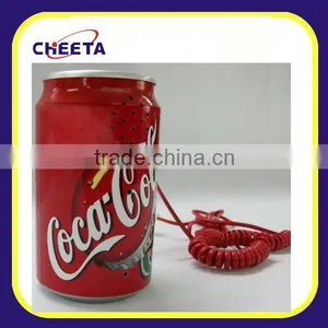 Small Cheap Promotional Coco Cola Can Telephone thumbnail-1