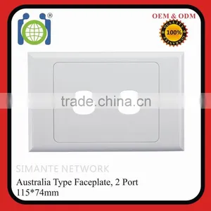 Australia 2Port Fiber Wall Outlet thumbnail-1