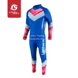 Chisusport Factory OEM Custom Sublimation Racing Skiing Suit Ski Sportswear Teamwear thumbnail-2