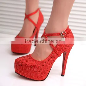 C71594A Women Wedding Shoes Ladies Wholesale High Heel Elegant Evening Shoes thumbnail-2