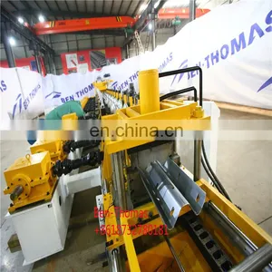 Professional Good Quality Hot Dip Highway Guardrail Profile Roll Forming Making Machine thumbnail-1