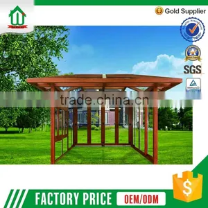 Hot Product Top Quality Foshan Wanjia Custom Color Sunrooms / Glass Houses thumbnail-1