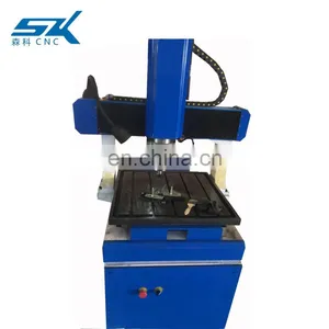 Iron Copper Steel Metal Mini Cnc Router 6090 1212 Cast Iron Table Heavy Body thumbnail-5