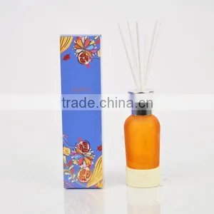 120ml Home Fragrance Aroma Reed Diffuser With Glass Bottle With Ribbon SA-2030 thumbnail-1