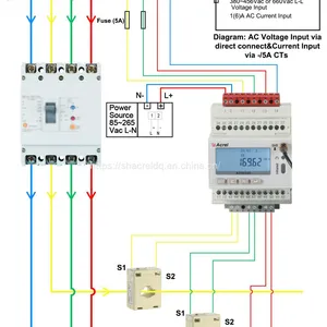 4G/WIFI/Lorawan Wireless Smart Electricty Meters Used in IOT Energy Management System for Power Consumption Measuring thumbnail-2