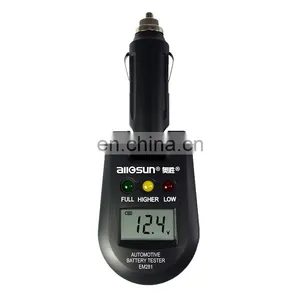 Allosun EM281 Automotive Battery Tester Digital Display 12v Led Digital Car Battery Tester thumbnail-1