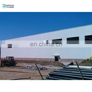 Single Pitch Roof Portal Frame Steel Structure Two Story Building Warehouse thumbnail-4