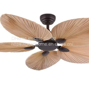 52 Inch - Decorative and Windless/Restaurant Fan Light/ceiling Fan Light/retro Unlit Ceiling Fan（Wechat:13510231336） thumbnail-1