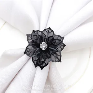 Wholesale Bulk Napkin Ring Wedding With Antique Palm Leaf Embossed Design thumbnail-4