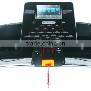 2015 Fitness Commercial Running Machine Motorized Treadmill TM2255D-B With 10" TFT Touch Screen thumbnail-2