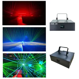 3 Watt RGB Full Color Laser Light With Awesome Patterns And Effects Powercon Output thumbnail-3