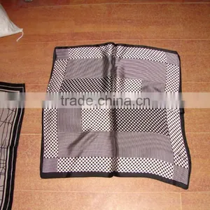 Digital Print Custom Design Square Pure Silk Scarf 90*90 thumbnail-3