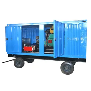 2025 New Design High Pressure Water Jetting Hydro Blasting Machine Industrial Pipeline Cleaning Diesel High Pressure Cleaners thumbnail-1