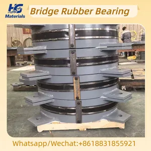 Pot Type Rubber Bearing for Seismic Isolation and Shock Absorption in Bridge Construction thumbnail-4