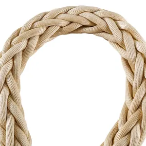 12 Strand White UHMWPE Mooring Rope for Tugboats Ropes LDMAX-12 thumbnail-5
