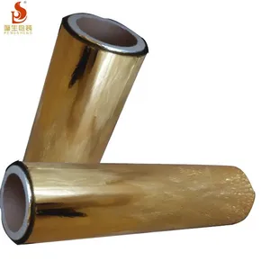 Gold PET Metalized Thermal Lamination Film With Kinds of Gold Colors thumbnail-1