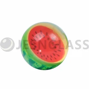 Factory Wholesale Various Design 20mm 27mm 32mm 35mm 38mm 45mm 49mm 56mm 60mm Fruit Bouncy Toy Rubber Balls thumbnail-3