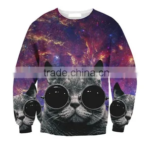 Custom Fashion Design Men's Sweatshirt Crew Shirt thumbnail-1