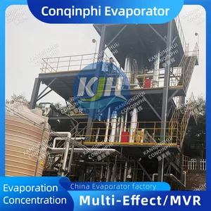 Triple-effect Vacuum Evaporator Compact Design Vacuum Pump Condenser Integrated no Leakage Sealed thumbnail-2