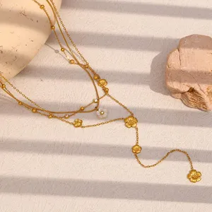 Custom OEM Stainless Steel Necklace 0.5mm Thickness 18-30 Inch Length Matte Finish Factory Direct thumbnail-1