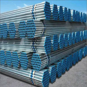 Galvanized Steel Pipe for Fence Post and Handrail 2 Inch 3 Inch 4 Inch Diameter 6m Length With End Cap thumbnail-2