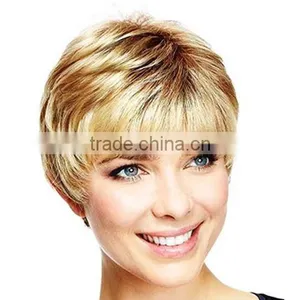 Premium Synthetic Anna Hair Ear to Ear Lace Closure Layered Bob Lace Wig With Monofilament and Soft Net Cap for White Women thumbnail-1