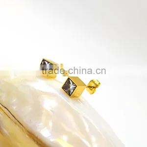 Women Jewelry Gold Jewelry Crystal Girls Party Dresses Square Jewelry Set thumbnail-4