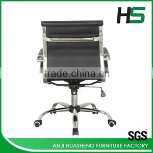 Cheap Black PU Leather Swivel Easy Chair thumbnail-4