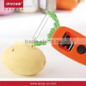 D472 3 In 1 Multi-Functional Fridge Magnet Kitchen Item Vegetable Stainless Steel Peeler With Bottle Opener thumbnail-1