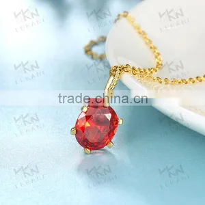 Zircon Gold Plated Necklace for Girls,vintage Gold Plated Necklace thumbnail-1