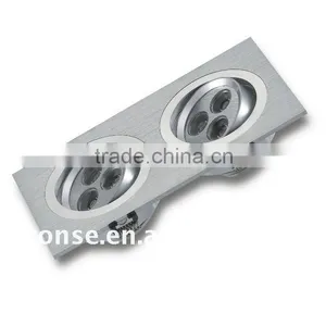 6W Aluminum Round Shape LED Grille Light thumbnail-1