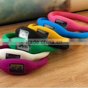 Silicone Ion Watch Jelly Digital Watch Colorful Anion Wrist Sport Watch 1ATM Watch thumbnail-1