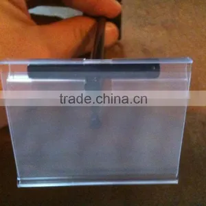 Supermarket Price Tag Holder Price Label Holder Plastic Grip Sign Holder thumbnail-1