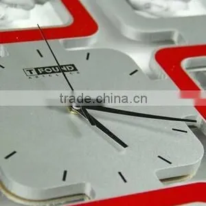 Black and White Photo Frame Digital Led Wall Clock to Home Decorations thumbnail-1